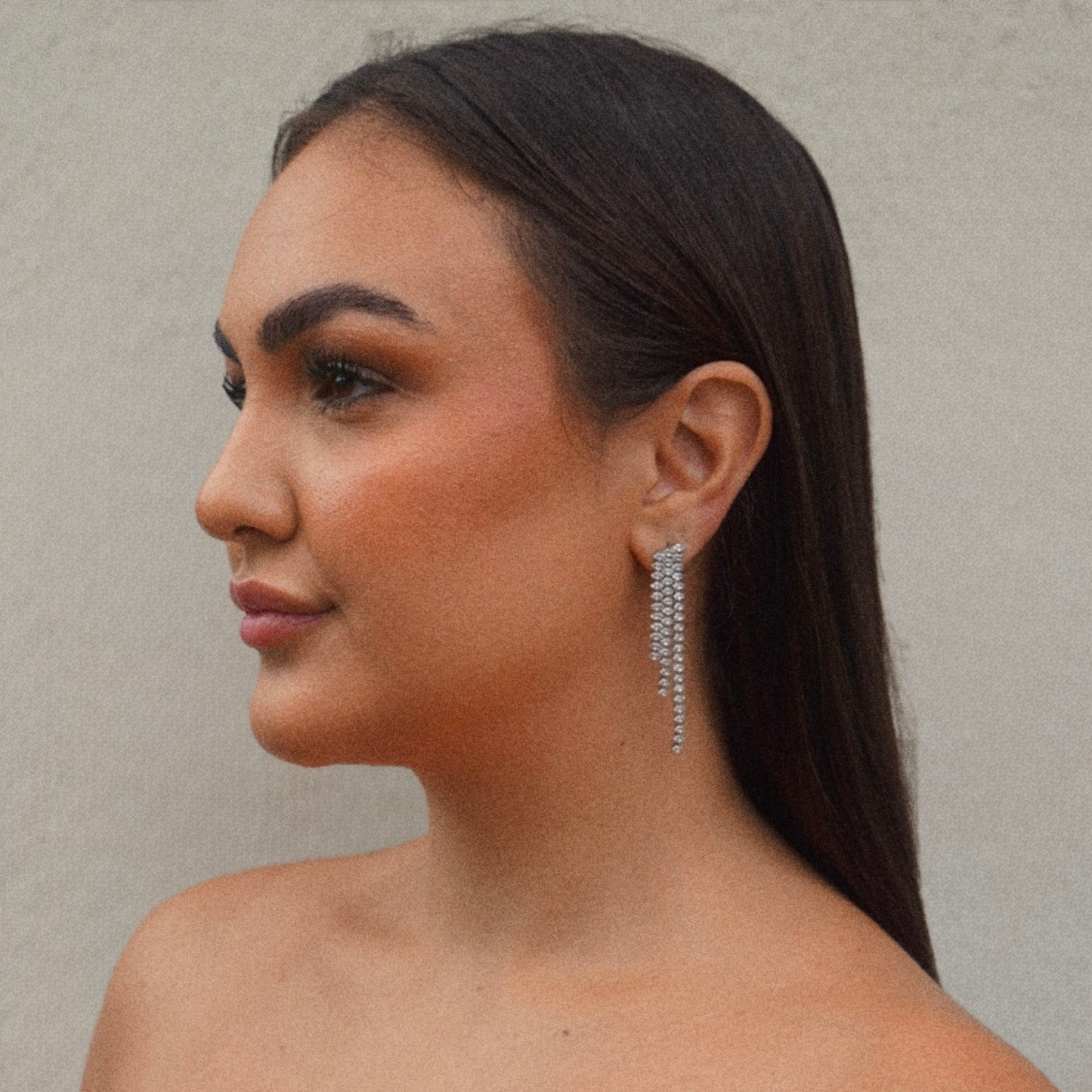 Elegance Gemstones Rain Earring