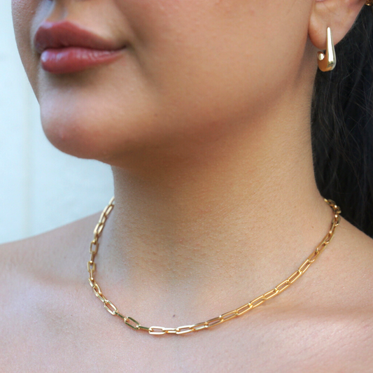 Paperclip Chain Necklace