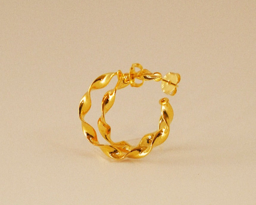 Angelic Twist Hoops