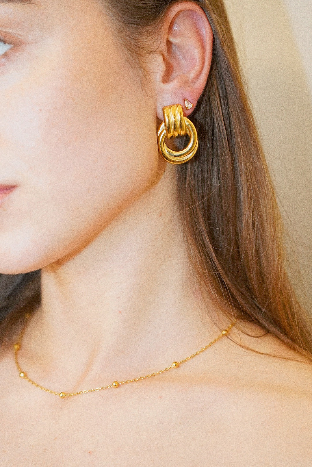 Jolie Gold Earring