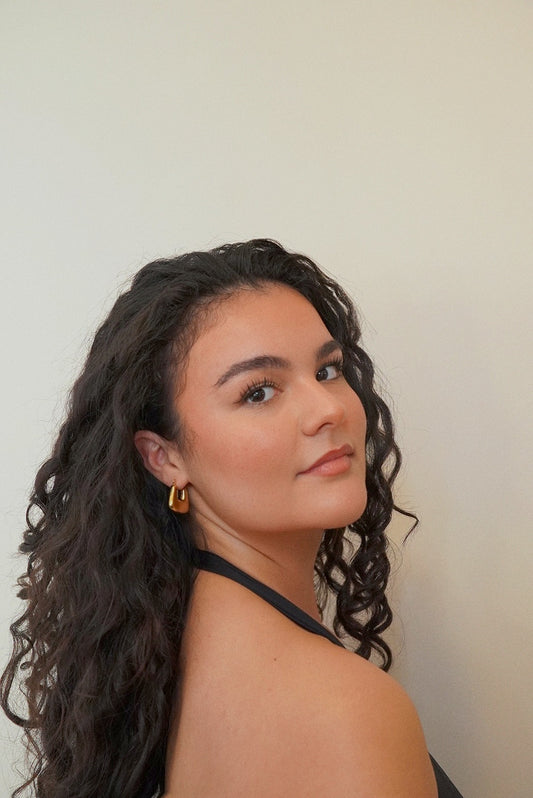 Golden Frame Hoops