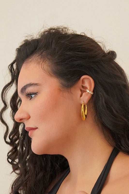 Elongated Glow Hoops
