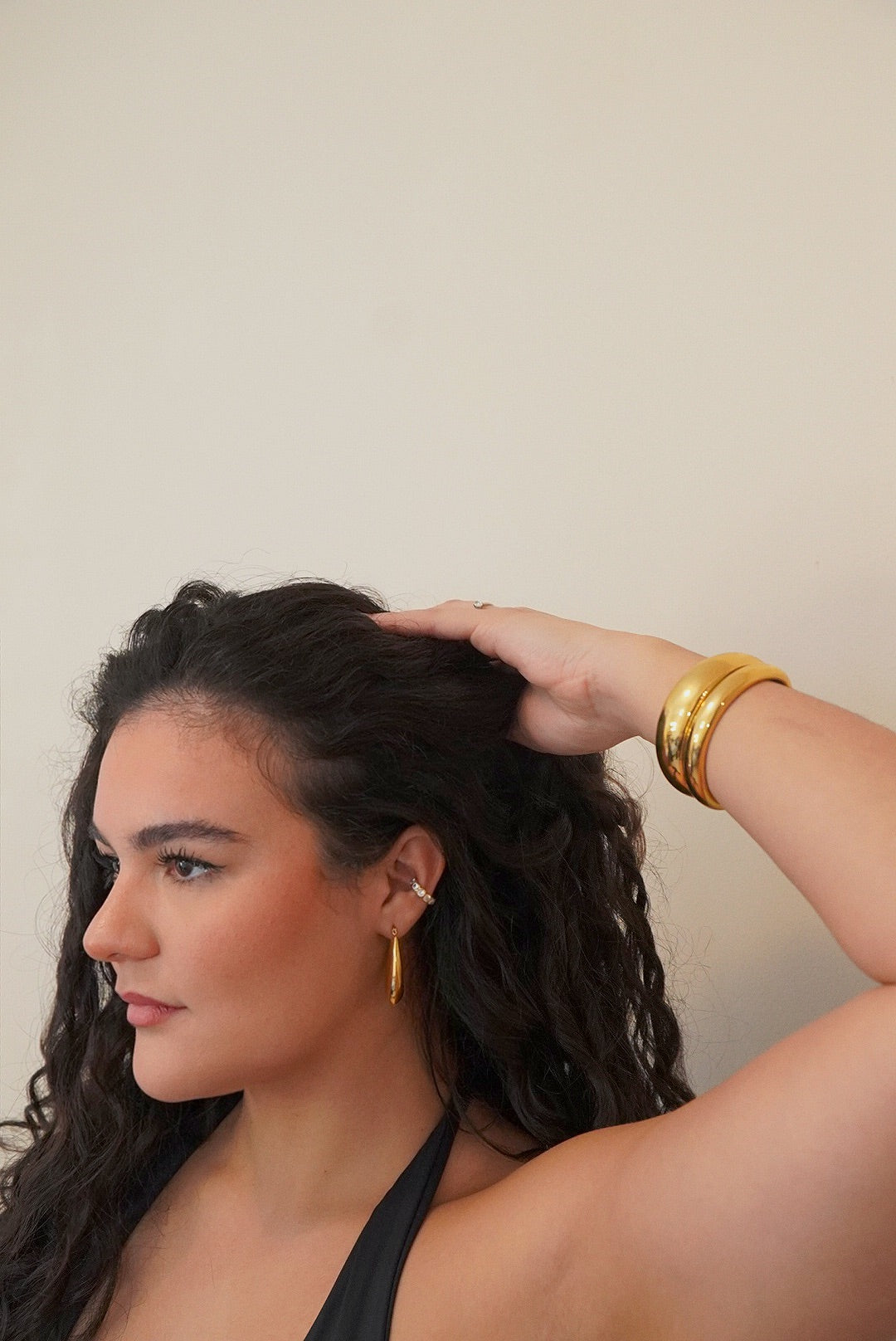 Elongated Glow Hoops