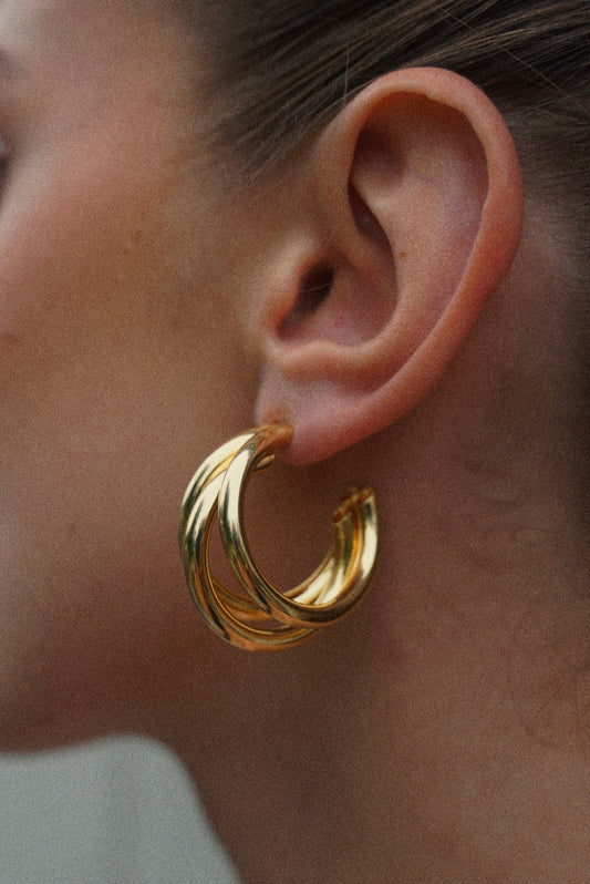 Triple Croissant Hoops