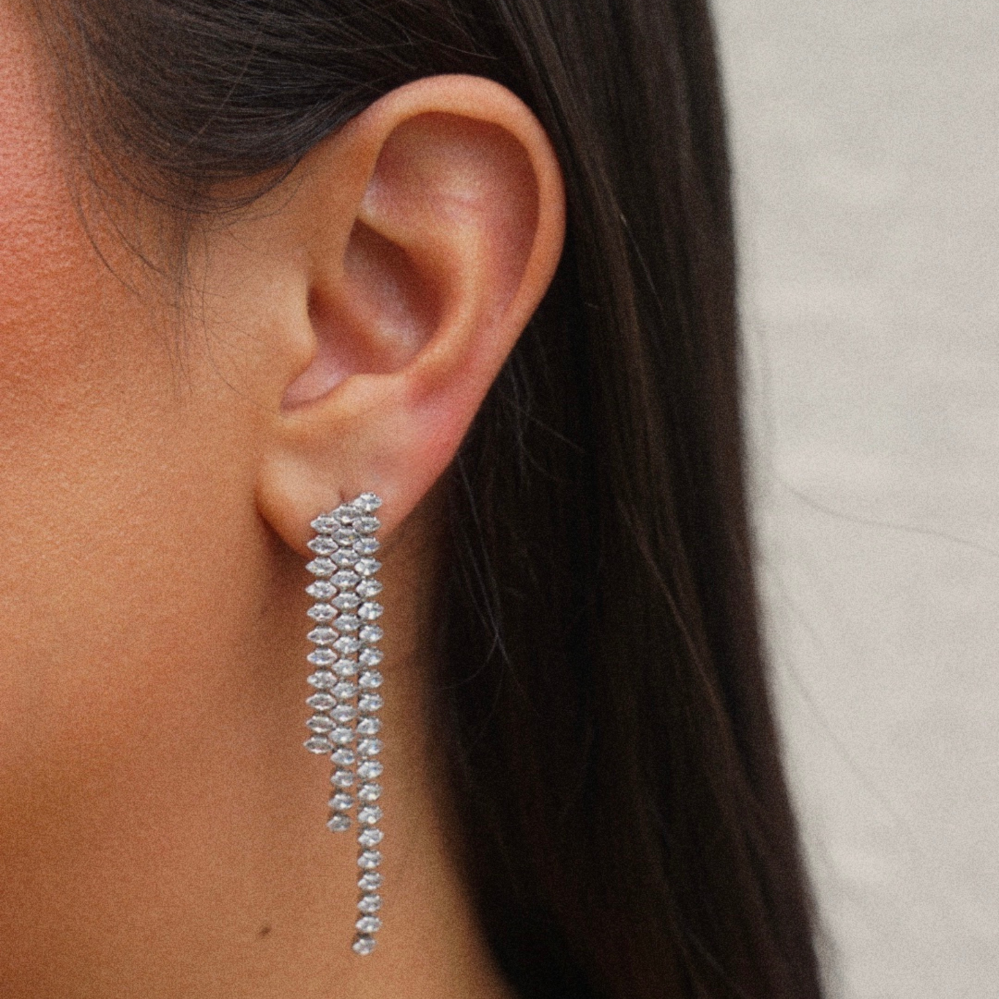 Elegance Gemstones Rain Earring