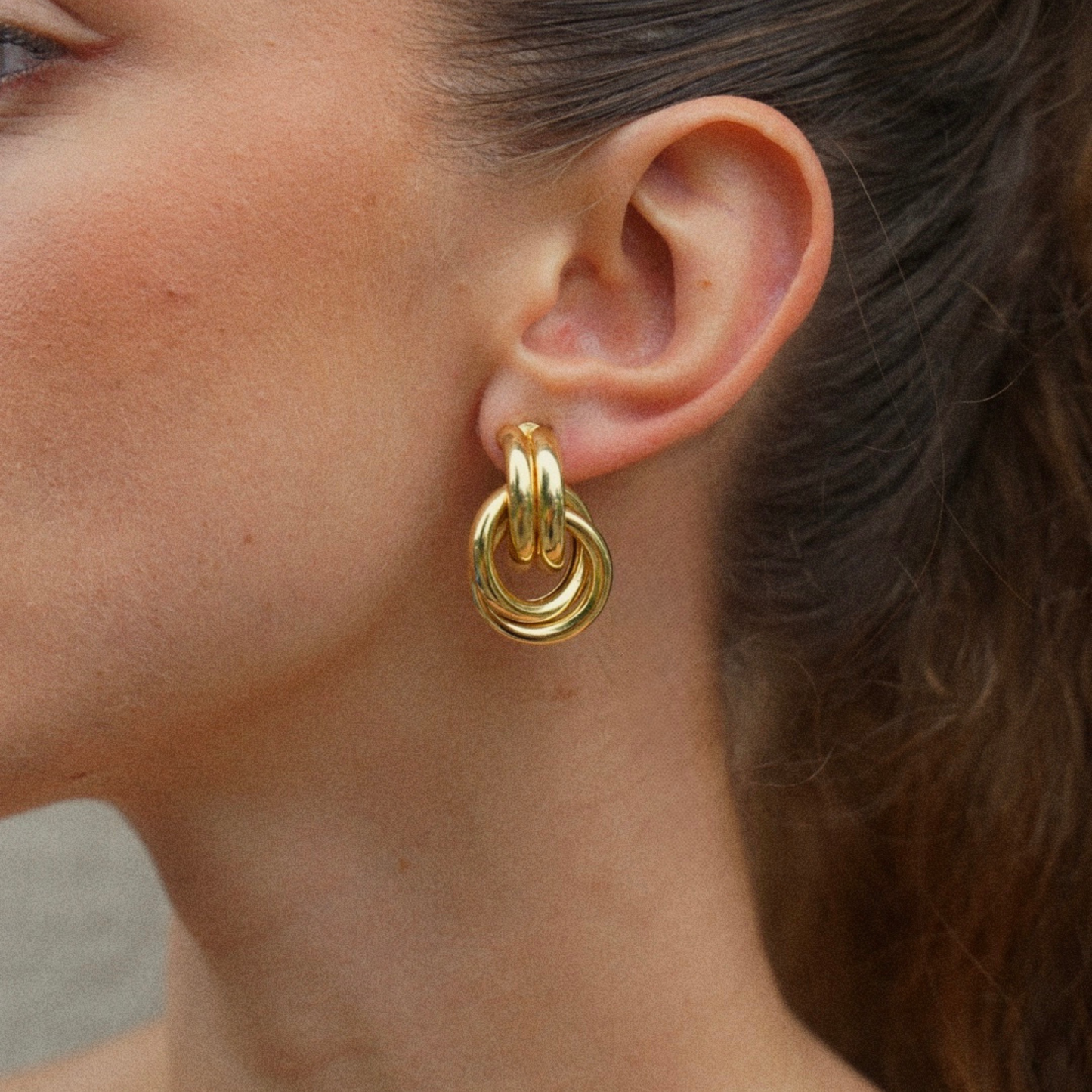 Jolie Gold Earring