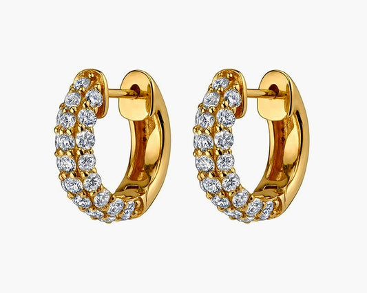 Pavé Mini Hoops