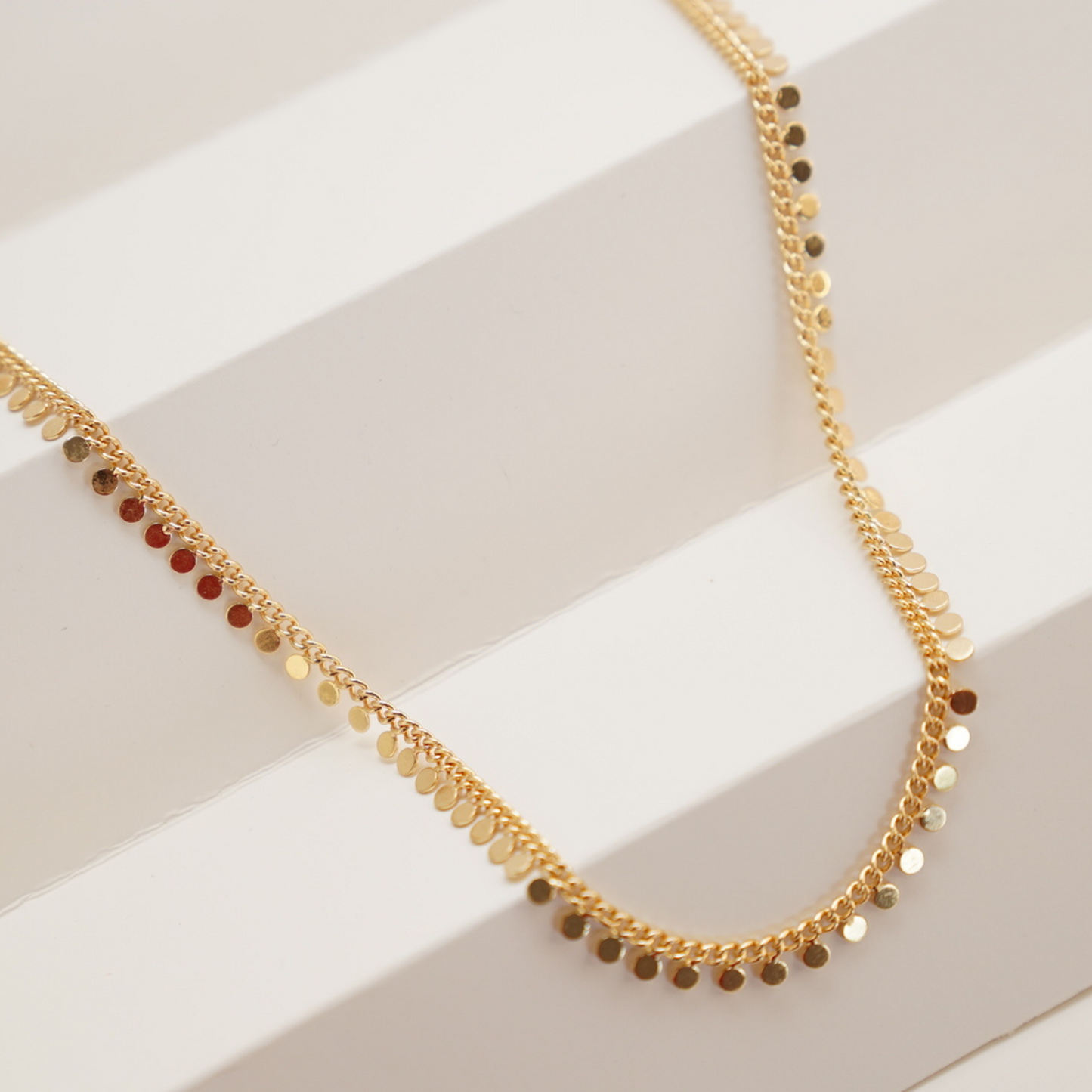 Round Drops Chain Necklace