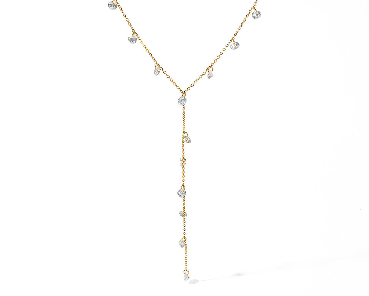 Crystal Cascade Necklace