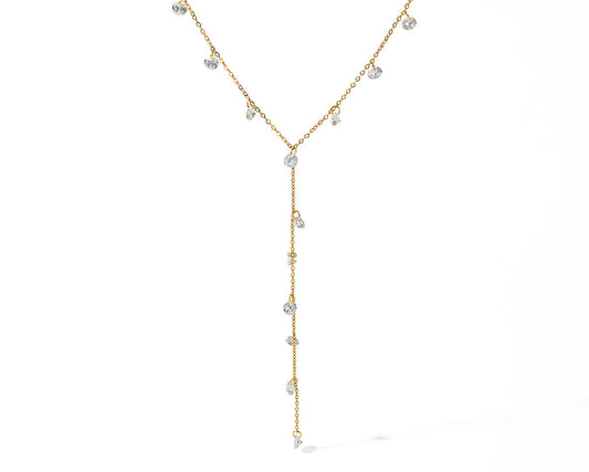 Crystal Cascade Necklace