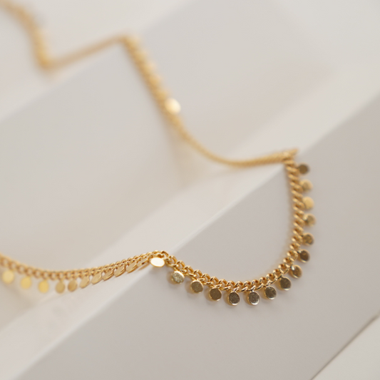 Round Drops Chain Necklace