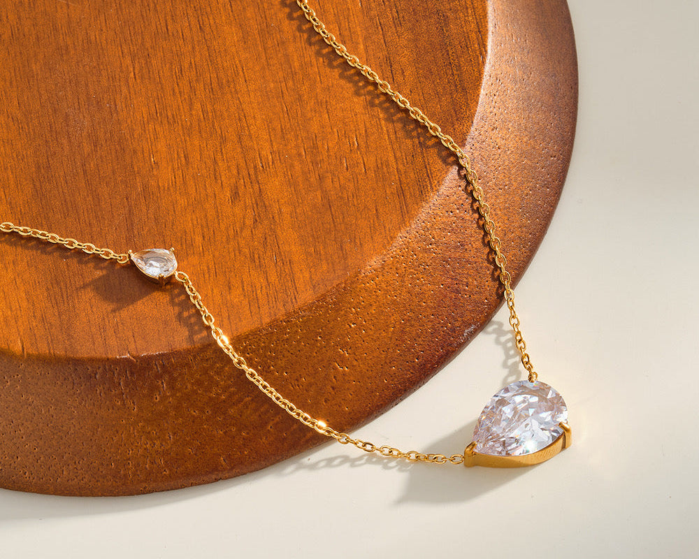 Lumi Duo Drop Necklace