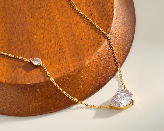 Lumi Duo Drop Necklace