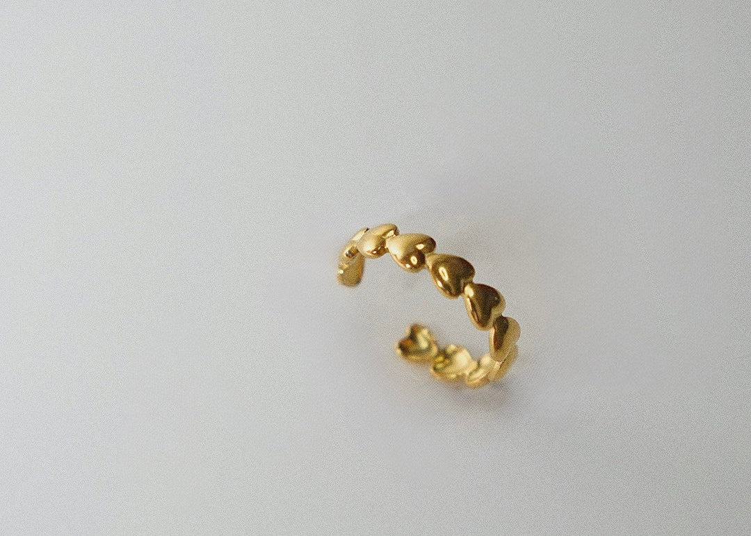 Heart Chain Ring