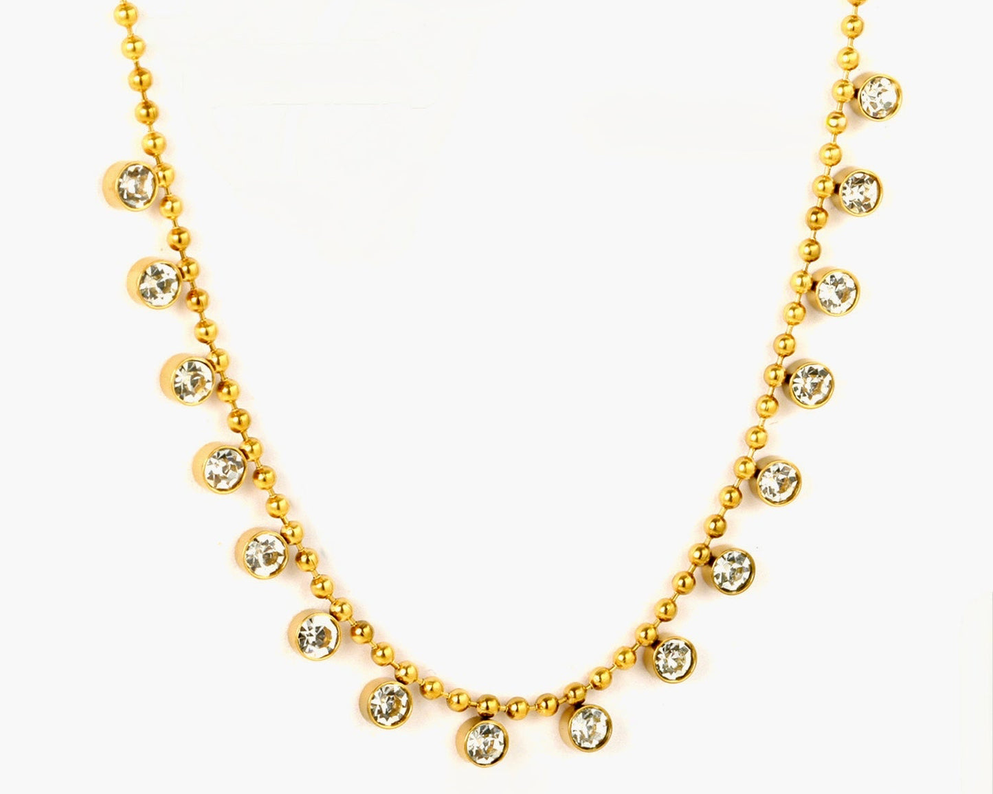 Lumi Beaded Drop Necklace