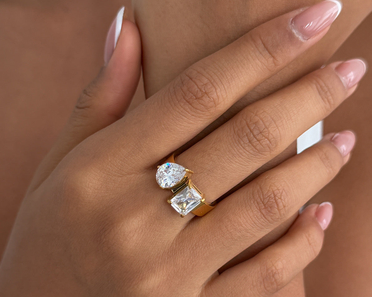 Celeste Duet Ring