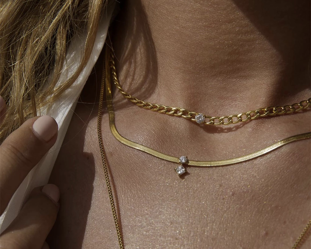 Celeste Snake Chain Necklace