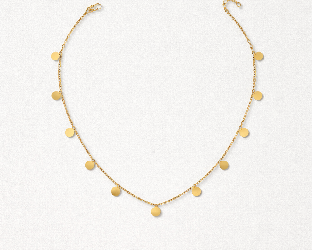 Round Drops Chain Necklace