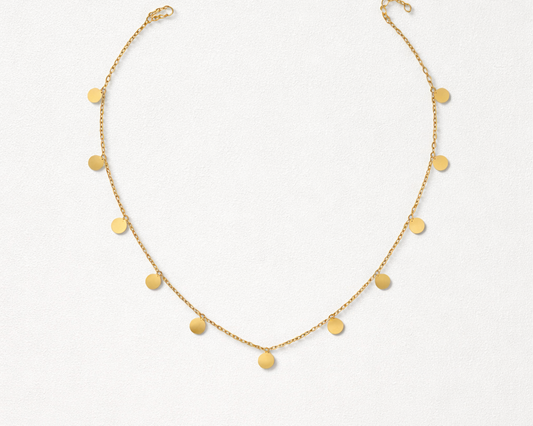 Round Drops Chain Necklace