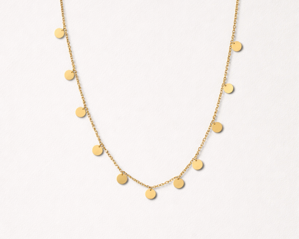 Round Drops Chain Necklace