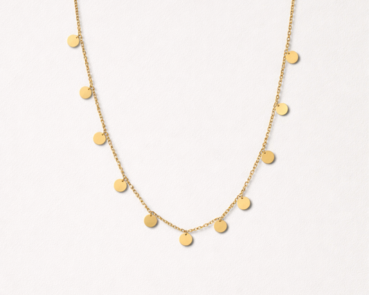 Round Drops Chain Necklace