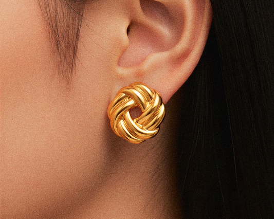 Woven Knot Studs