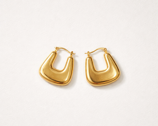 Golden Frame Hoops