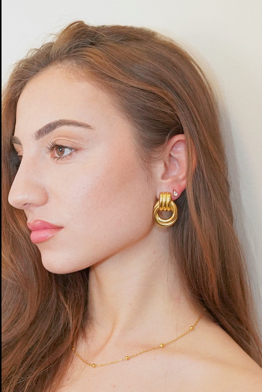 Jolie Gold Earring